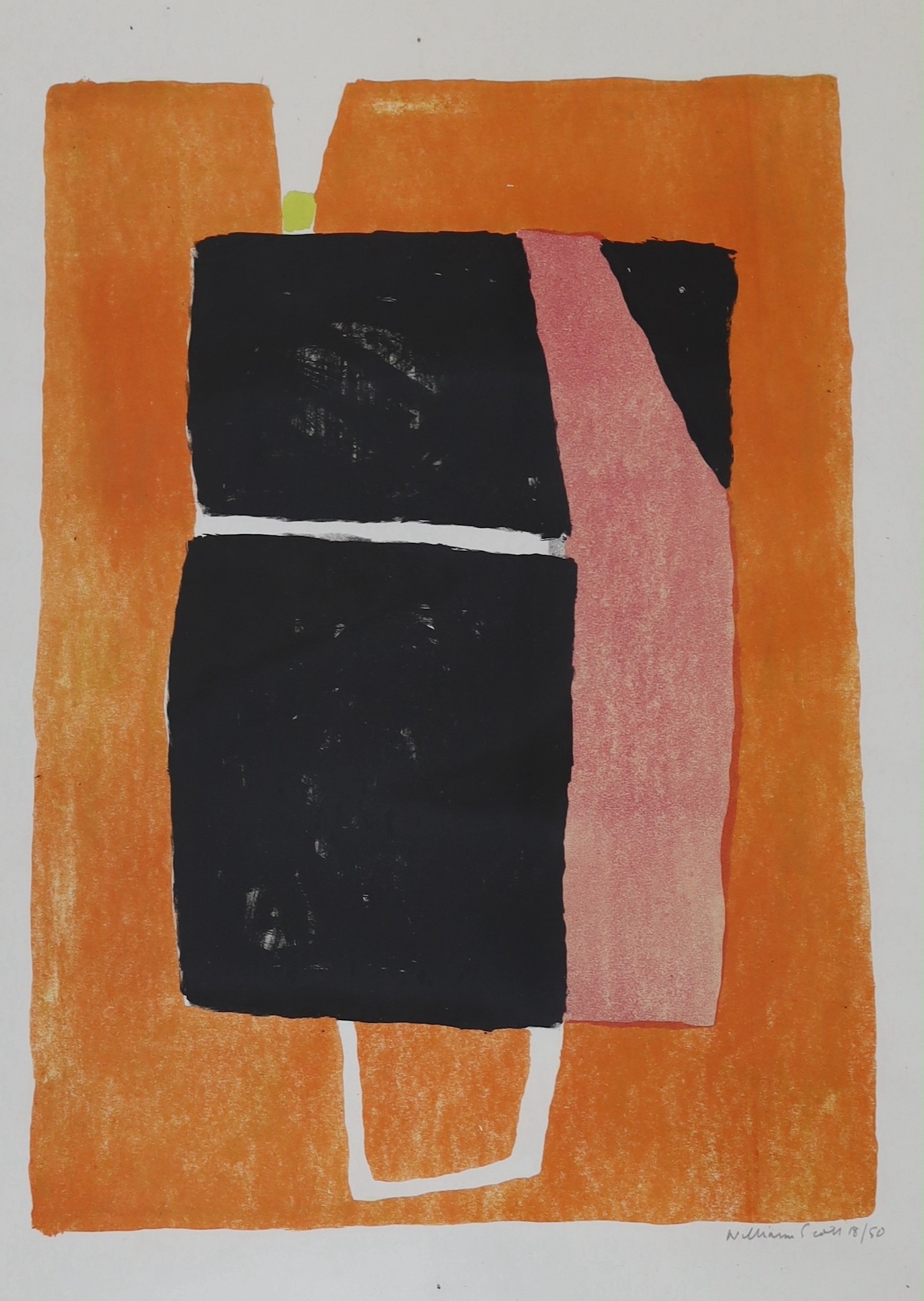 William Scott RA (1913-1989), lithograph, 'Busby (1953)', signed in pencil, 18/50, sheet 55 x 37cm